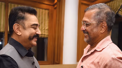 Kamal Haasan with late actor Nana Patekar (Image source: X/@ikamalhaasan)