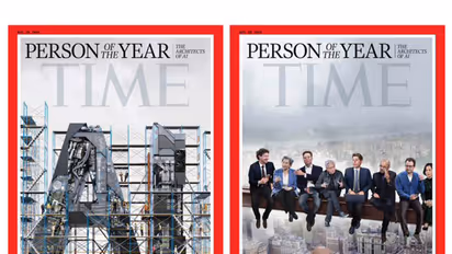 Photos of the TIME magazine's December 2025 covers (Photo credit x/@TIME)
