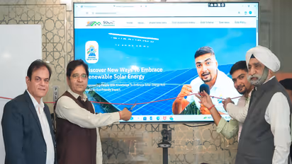 Launch of the Bharat Solar Yatra website to promote solar awareness and expand clean energy adoption in India (Photo/ANI)