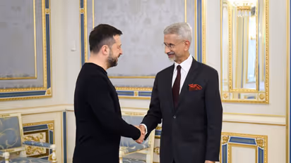 External Affair Minister S Jaishankar meets Ukrainian President Volodymyr Zelenskyy (Photo/X/@DrSJaishankar)
