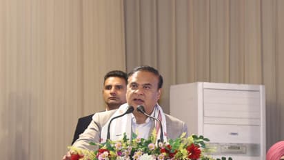 Assam CM Himanta Biswa Sarma in Dibrugarh, Assam (Photo/ANI)