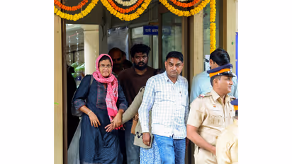 Parents of the deceased student at the Police station (File Photo/ANI)