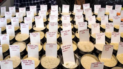 Varieties of Indian rice (File Photo/ANI)