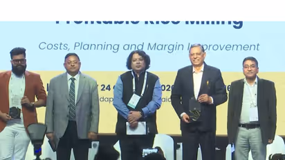 Panel members posing for a group photo after the discussion (Photo/ANI)