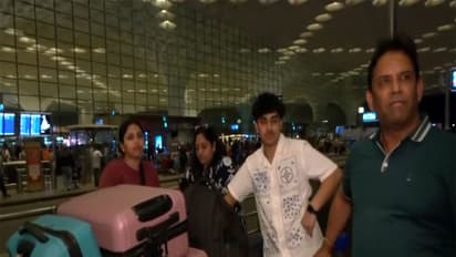 Passengers stranded at Chhatrapati Shivaji Maharaj International Airport (Photo/ANI)