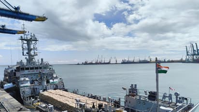 India sends more naval ships to Sri Lanka with relief supplies under Operation Sagar Bandhu (Photo/ANI)