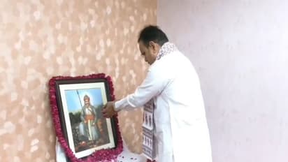 Rajasthan CM Bhajanlal Sharma pays tribute to Maharana Pratap (Photo/ANI)