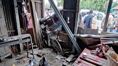 A view of damaged house after 2021 post-poll violence in West Bengal (File Photo/ANI)