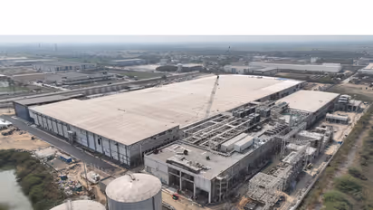 Micron Semiconductor facility (Photo/Gujarat CMO)