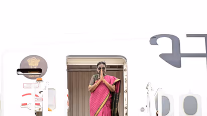 President Droupadi Murmu departs for a three-nation state visit to Moldova, North Macedonia and Romania. (Image Source: Rashtrapati Bhavan)