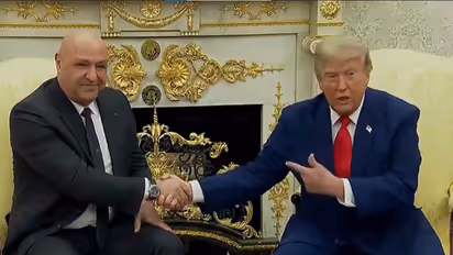US President Donald Trump with Lebanon President Joseph Aoun (Photo/X/@WhiteHouse)