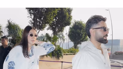 Couple Anushka Sharma and Virat Kohli (Image source: ANI)