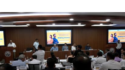A visual from the programme. Nirbhay Chetna is a national initiative aimed at sensitising men towards women-related issues (Photo/ANI)