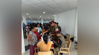 Indian teams provide relief to Sri Lanka (Image: X@IndiainSL)