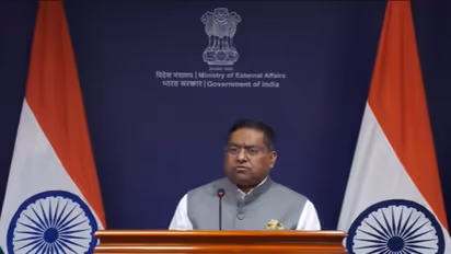 MEA spokesperson Randhir Jaiswal (Photo/YouTube/ Ministry of External Affairs)