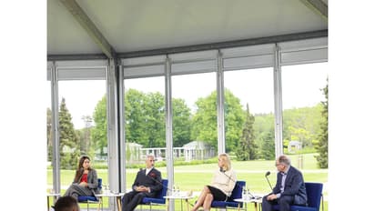 External Affairs Minister S Jaishankar during the discussion in the Kultaranta Talks (Photo/X/@DrSJaishankar)