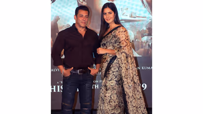 Actors Salman Khan and Katrina Kaif (Image source: ANI)