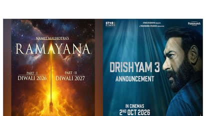 Ramayana(Photo/X/@malhotra_namit), Drishyam 3(Image source: Instagram/ @ajaydevgn))