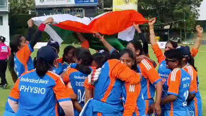 Indian women's team for the blind. (Photo: ANI)