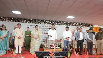 CM Bhupendra Patel initiates several development projects (Photo/CMO)
