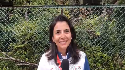 Indian skeet shooter Maheshwari Chauhan (Photo: ANI)