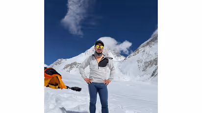 World-famous mountaineer Nirmal Purja, who is feared missing following an avalanche on Broad Peak in Pakistan. (Photo: X/@nimsdai)