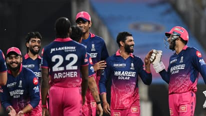 Rajasthan Royals players. (Photo/ANI)