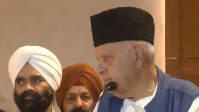Jammu and Kashmir National Conference (JKNC) president Farooq Abdullah (Photo/ANI)