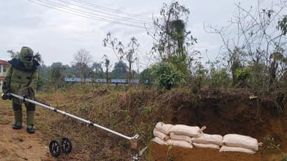 Indian Army neutralising UXOs following standoff attack in Assam (Photo/ANI)