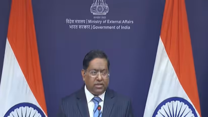 Spokesperson of the Ministry of External Affairs (MEA), Randhir Jaiswal (Photo/MEAYoutube)