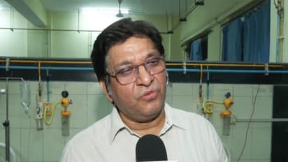 Dr Rajendra Mandia, Nodal Officer at the Trauma Centre, SMS Hospital (Photo/ANI)