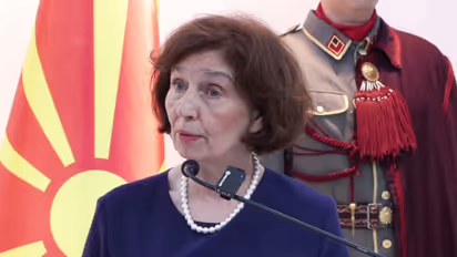 North Macedonia President Gordana Siljanovska-Davkova (Photo/ANI)