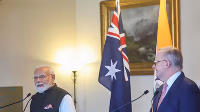 Prime Minister Narendra Modi and Australian Prime Minister Anthony Albanese address a joint press conference in Melbourne (Photo/X/@MEAIndia)