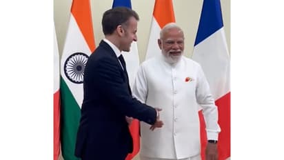 French President Emmanuel Macron with Indian Prime Minister Narendra Modi (Photo/X/@EmmanuelMacron)
