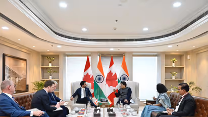 Union Minister Piyush Goyal meets Maninder Sidhu, Canadian Minister of International Trade (Photo/@PiyushGoyal)