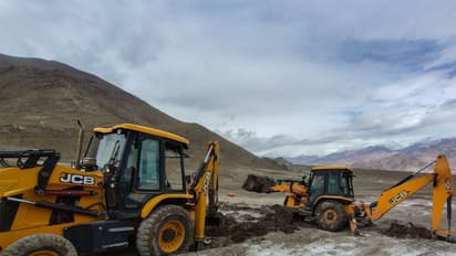 Water project underway in Ladakh (Photo/X@lg_ladakh)