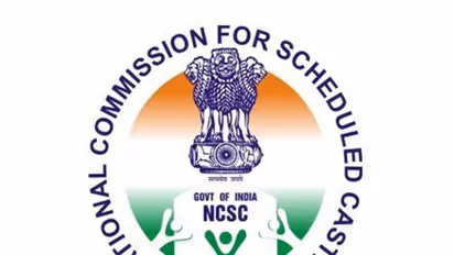 The logo of National Commission for Scheduled Castes (Photo/NCSC)