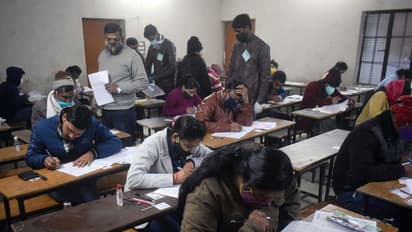 Applicants give Central Teacher Eligibility Test (CTET) examination. (Photo/ANI)