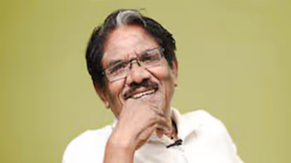 Veteran Tamil director Bharathiraja (Photo/X/@khushsundar)