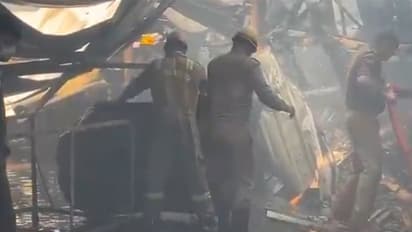 Fire breaks out in two factories in the Sahibabad Industrial Area Site 4