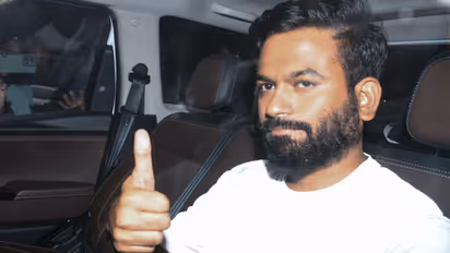 CJP activist Abhijeet Dipke after being granted bail (Photo/ANI)