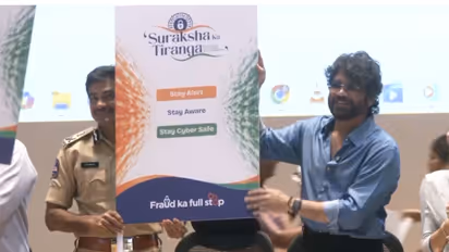 Nagarjuna attends cyber awareness event (Photo/ANI)