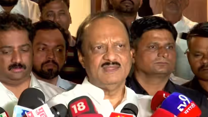 Maharashtra Deputy CM Ajit Pawar in Pune on Monday. (Photo/ANI)