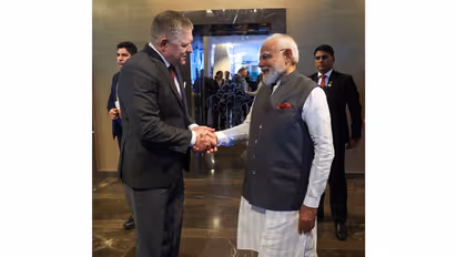 PM Modi being seen off by Slovak PM Robert Fico after successful visit to Slovakia (Photo/X@narendramodi)