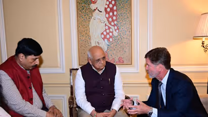 Gujarat CM Patel meets Walmart Executive VP in Washington (Photo/GujaratCMO)