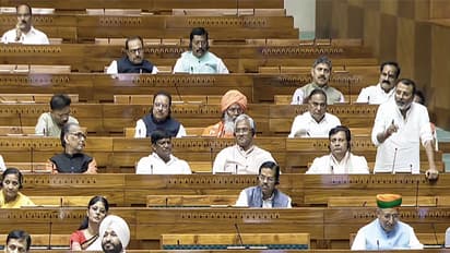 Visual from Lok Sabha (Photo/ANI)