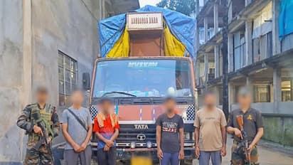 Assam Rifles, DRI seize poppy seeds worth Rs 1.31 crore in Assam's Cachar district (Photo/Assam Rifles)