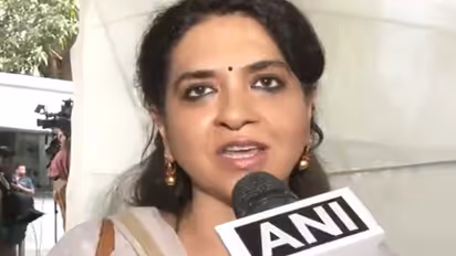 National Spokesperson of Shiv Sena, Shaina NC (Photo/ANI)