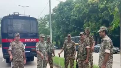 Police personnel deployed across Amritsar city amid shutdown across Punjab (Photo/ANI)