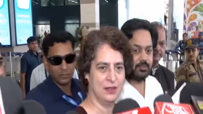 Congress MP Priyanka Gandhi Vadra in Patna (Photo: ANI)